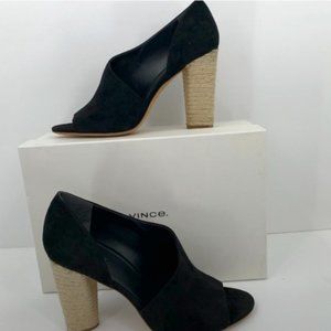 Vince Percey heels Black - Made in Italy - 8M NWT